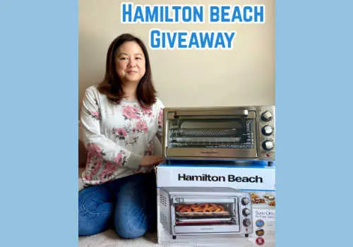 Hamilton Beach Contest -Win a Hamilton Beach Airfryer and Toaster Oven