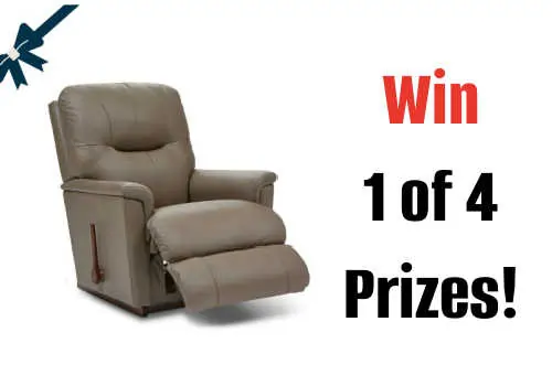 Win 1 of 4 amazing prizes in the latest La-Z-Boy Contest