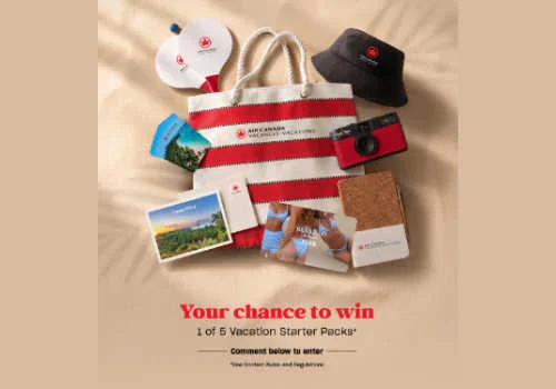 Check Out Some of the Best Deals and Free Samples in Canada | Canadian Free Stuff Win 1 of 5 Vacation starter packs in this new Air Canada Contest