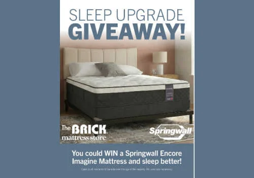 Check Out Some of the Best Deals and Free Samples in Canada | Canadian Free Stuff WIN a Spingwall Mattress in this new the Brick Warehouse Contest
