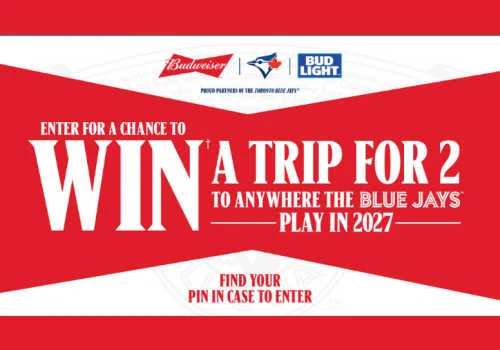 Check Out Some of the Best Deals and Free Samples in Canada | Canadian Free Stuff Win a Trip to a Blue Jays game in the latest Budweiser Canada Contest. See how to enter the Budweiser contest and details here