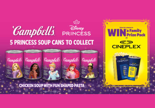 Campbells Free Groceries Contest: Win $10,000 in Walmart gift cards or 1 of 10 $1,000 GC's! | Canadian Free Stuff WIN a Movies for a Year Family Prize Pack at Cineplex! New Campbells Contest