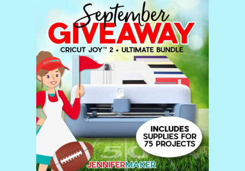 Cricut Contest- Win a Cricut Joy 2 Ultimate Bundle in September! | Canadian Free Stuff Win a Cricut Giveaway