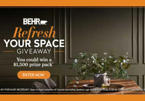 Check Out Some of the Best Deals and Free Samples in Canada | Canadian Free Stuff Win a home refresh worth $1500 in this new House & Home Contest.