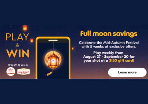 Sobeys rfull moon savings, win 1 of 5 $150 gift cards plus get grovery discounts