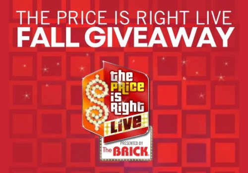 Check Out Some of the Best Deals and Free Samples in Canada | Canadian Free Stuff The Price is Right fall giveaway from The Brick Warehouse