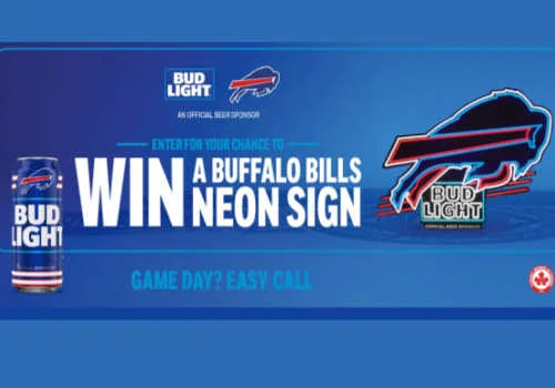 Check Out Some of the Best Deals and Free Samples in Canada | Canadian Free Stuff Win a Buffalo Bills Neon Sign in this new Bud Light Contest