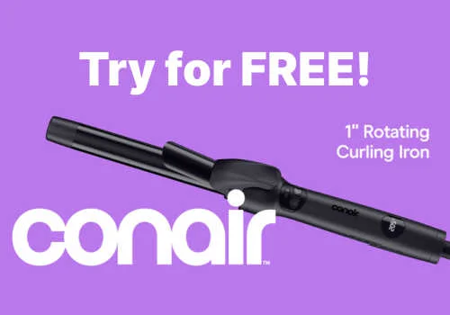 Check Out Some of the Best Deals and Free Samples in Canada | Canadian Free Stuff Try a Conair rotaing curling iron for free with Butterly Canada product review club