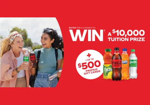 Check Out Some of the Best Deals and Free Samples in Canada | Canadian Free Stuff Win a $10,000 Tuition prize + $500 prepaid gift cards in the newest Coca-cola contest Canada