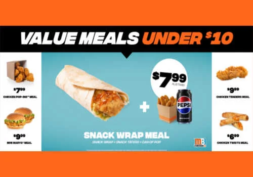 Check Out Some of the Best Deals and Free Samples in Canada | Canadian Free Stuff New Value Meals under $10 from Mary Browns Canada