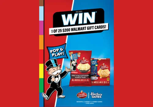 Check Out Some of the Best Deals and Free Samples in Canada | Canadian Free Stuff Win 1 of 25 $200 Walmart gift cards in this new Orville Redenbacher Contest Canada