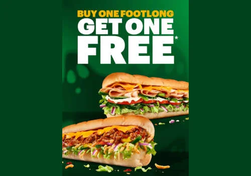 Subway coupons canada-buy one footlong, get one free